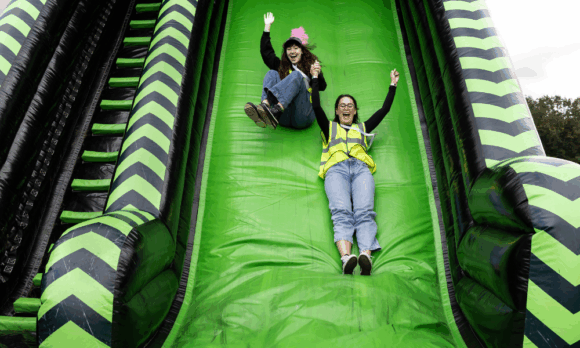 Simple Life Event Staff on slide
